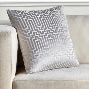 Z Gallerie silver  Geometric Accent Pillow (2)